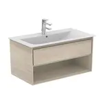 Ideal Standard Connect Air - Skrinka pod umývadlo, 100x44x52 cm, dekor svetlé drevo/svetlohnedá mat E0828UK
