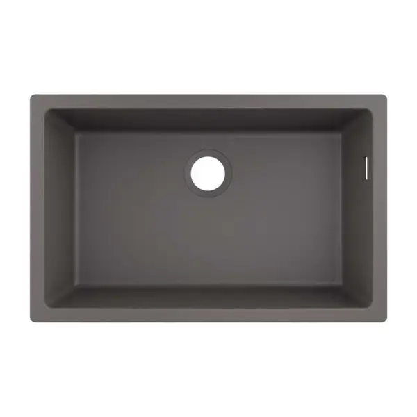 Hansgrohe Drezy - Podstavný granitový drez S510-U660, kamenná sivá 43432290