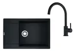 Franke Sety - Kuchynský set G277MČ, fragranitový drez MRG 611-78 BB a batéria FC 6018.901, matná čierna 114.0700.797