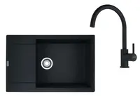 Franke Sety - Kuchynský set G277MČ, fragranitový drez MRG 611-78 BB a batéria FC 6018.901, matná čierna 114.0700.797