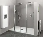 Polysan Zoom Line - Sprchové dveře 180 cm, čiré sklo, leštěný hliník ZL1417