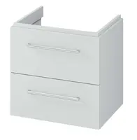 kielle Arkas I - Skříňka pod umyvadlo 59x57x44 cm, 2 zásuvky, šedá 50011602