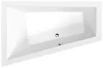 Polysan Vane - Asymetrická vaňa TRIANGL L, 180x120x50 cm, ľavá, biela 19611