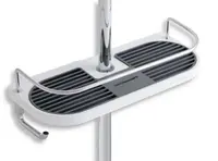 Novaservis Titania Yacore - Univerzálna polička na posuvný držiak sprchy, plast 65580,1