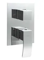 Sapho Ginko - Sprchová batéria pod omietku s telesom, 3 výstupy, chróm 1101-44