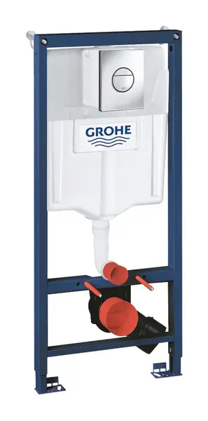 Grohe Rapid SL - Předstěnová instalace pro závěsné WC, tlačítko Nova Cosmopolitan, chrom 38860000