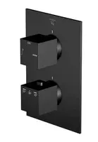 Steinberg 160 - Termostatická batéria pod omietku pre 2 spotrebiče, matná čierna 160 4133 3 S