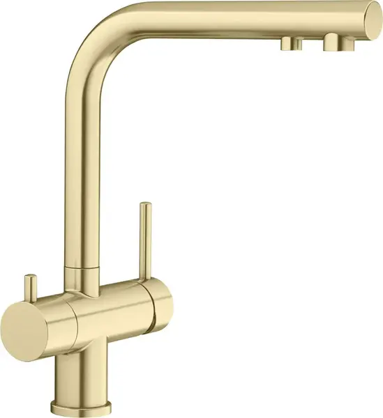 Blanco Fontas II - Drezová batéria s filtračnou funkciou, saténovo zlatá 526692