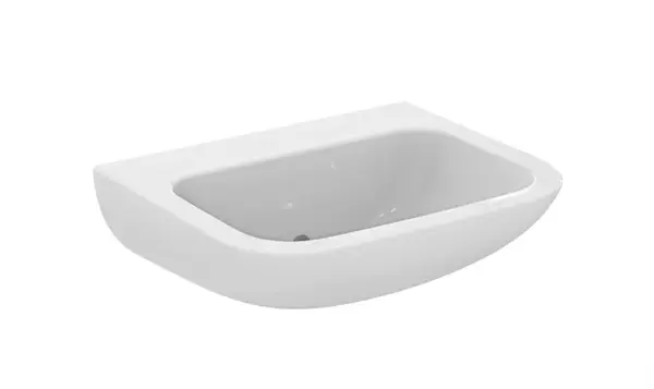 Ideal Standard Contour 21+ - Umývátko 50x40 cm, bez přepadu, bez otvoru pro baterii, bílá E232701