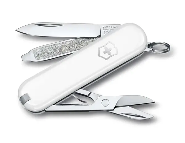 VICTORINOX - Malý kapesní nůž Classic SD Colors, 7 funkcí, bílá 0.6223.7G
