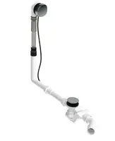 Duravit Príslušenstvo - Vaňová odtoková a prepadová súprava, bovden, chróm 792216000001000