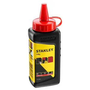 Stanley Příslušenství - Prášková křída, 115 g, červená 1-47-404