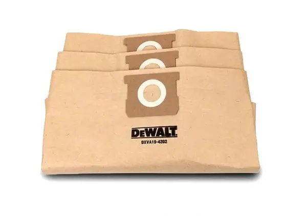 DeWALT - Náhradní sáčky do vysavače, 3 ks DEW100518