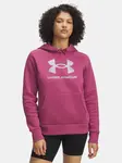Dámská mikina Under Armour UA Rival Flc Shimmer Hdy-RED - Dámské