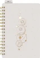 Blok se spirálou A6 linka 80l/80g krémový