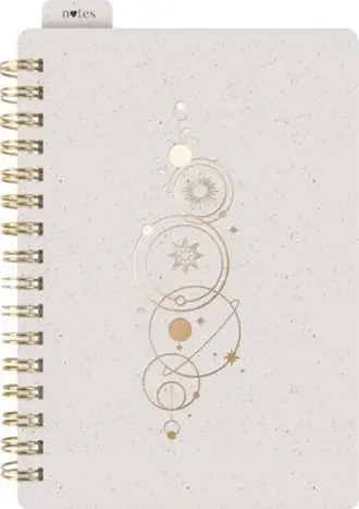 Blok se spirálou A6 linka 80l/80g krémový