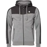 Lotto ZITAN Pánská celorozepínací mikina, tmavě šedá, velikost