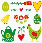 Ubrousek P 33x33 velikonoce TL663000