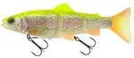 Savage gear gumová nástraha 3d line thru trout clear lemon trout - 15 cm 35 g