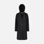 Black Women's Coat Geox Doralea - Women's