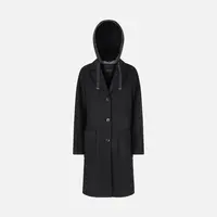 Black Women's Coat Geox Doralea - Women's