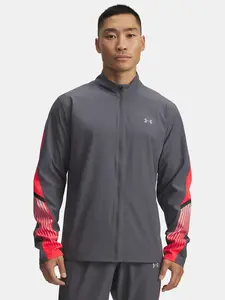 Men's Under Armour UA Velociti Storm Jacket-GRY - Mens