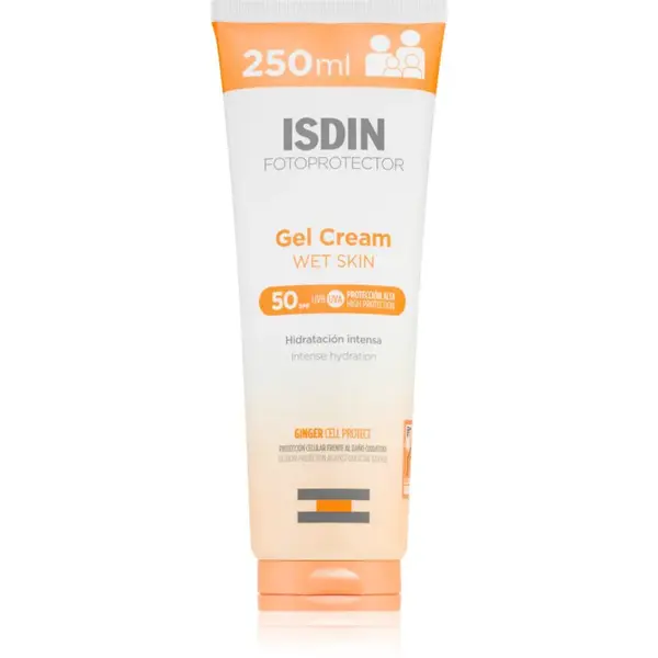 ISDIN Fotoprotector Wet Skin ochranná starostlivosť pred slnečným žiarením s hydratačným účinkom SPF 50 250 ml