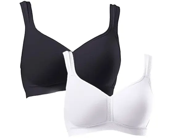 PETITE FLEUR Podprsenka  čierna / biela