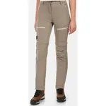 KILPI HOSIO Dámské outdoorové odepínací kalhoty, khaki, velikost