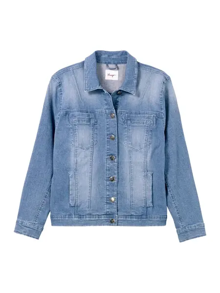 SHEEGO Prechodná bunda  modrá denim