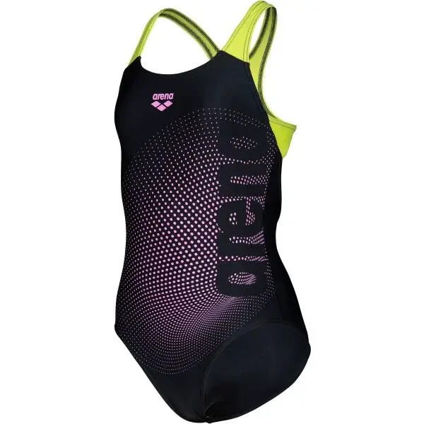 Arena DIM LIGHT SWIMSUIT SWIM PRO BACK L Dievčenské plavky, čierna, veľkosť 10-11Y