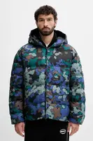 Bunda EA7 Emporio Armani zelená barva, zimní, AF16825.7M000712