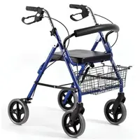 Chodítko pre seniorov štvorkolesové hliníkové TGR-R RA 882 - Šedá