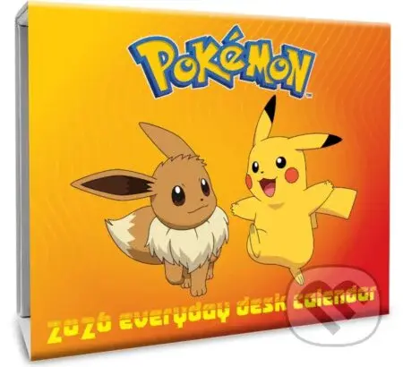 Oficiální stolní trhací kalendář 2026: Pokémoni (15 x 13 x 4 cm)