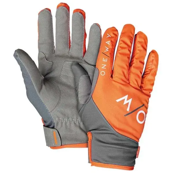 One Way STORM Běžecké rukavice, šedá, velikost