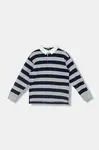 Detská bavlnená polokošeľa United Colors of Benetton