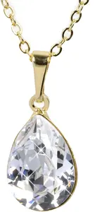 Levien Elegantný dámsky náhrdelník Pear Crystal