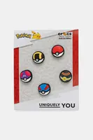 Připínačky na obuv Crocs Poke Ball 5-pack 10015745
