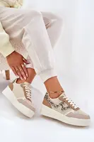 Boto Dámské Sportovní Boty Na Platformě Panther Khaki Lorori