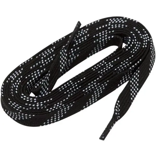 WINNWELL WAX LACES Hokejové tkaničky, černá, velikost