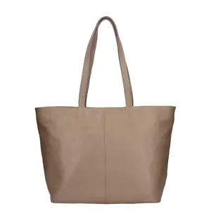 Dámska kožená kabelka Italia Zitta - svetlo hnedá