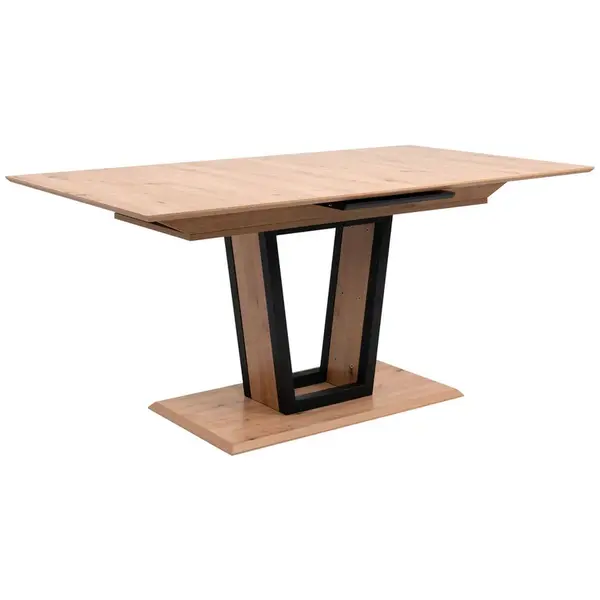 MID.YOU JÍDELNÍ STŮL, černá, dub artisan, 160-200/90/76 cm