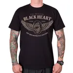 Triko BLACK HEART Wings černá 3XL