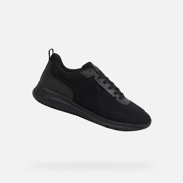 Black men's sneakers Geox Monreale - Men's