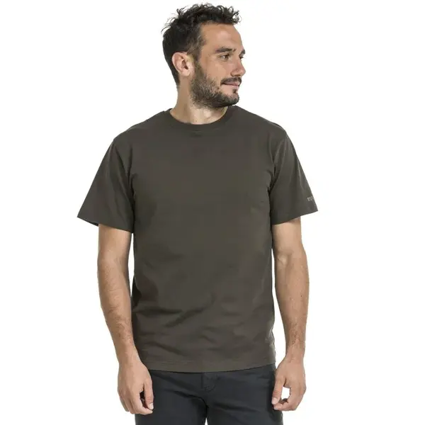 Bushman Pánske tričko Prime II, tmavohnedé XXXL