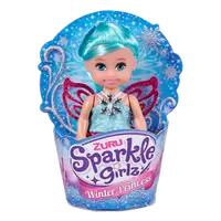 Princezna zimní Sparkle Girlz malá v kornoutku - blond vlasy