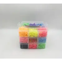 Sada gumiček 3 000 ks na výrobu náramků Loom Band - box velk