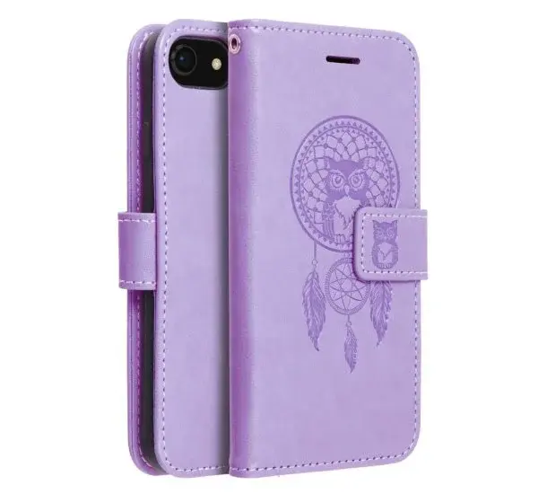 Flipové pouzdro MEZZO pro Apple iPhone 7/8/SE (2020/2022), dreamcatcher purple