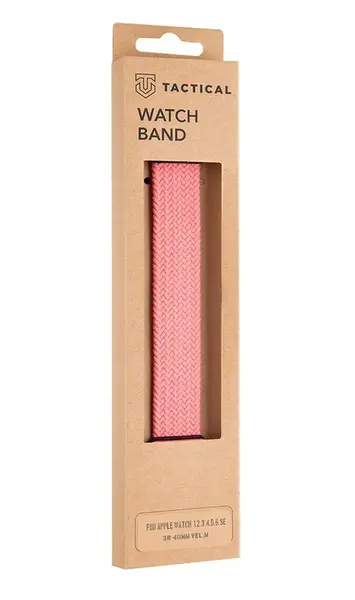 Pletený řemínek Tactical 757 M, Apple Watch 38mm/40mm, růžová