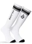 Volcom ponožky High Stripe Sock Pr White | Bílá | Velikost One Size